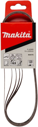 Accessori Makita nastro abrasivo k120 13x533 rosso - p-43365