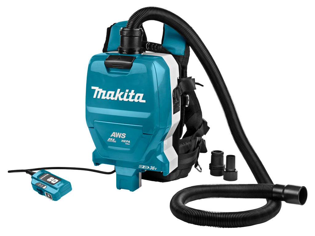 Aspiradora de mochila makita 40v max desnuda
