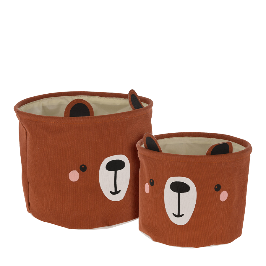 Set cestini Imp orso 2 pezzi