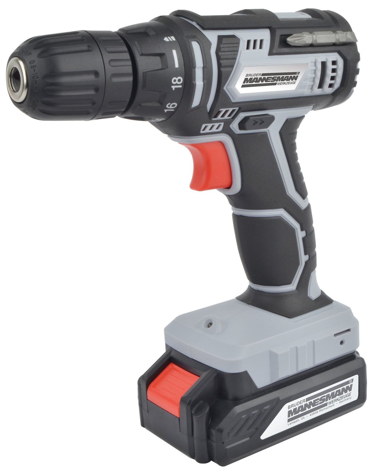 Brüder Mannesmann Brüder Mannesmann Charwdriver batteria 2x20 V 1.3 AH