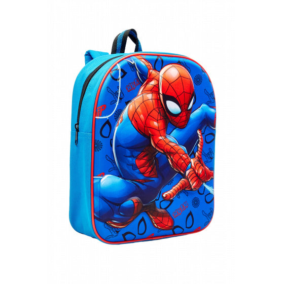 Marvel Spider-Man 3D Backpack 3D 30 x 25 Boys Blue