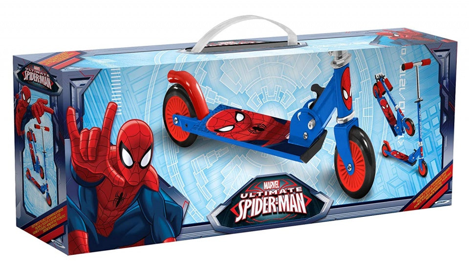 Marvel Spider-Man a 2 ruote Kinterstep Fep Blue Rosso