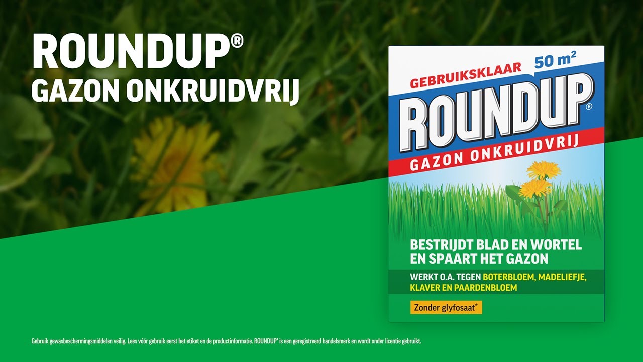 Césped Roundup sin malas hierbas 1kg