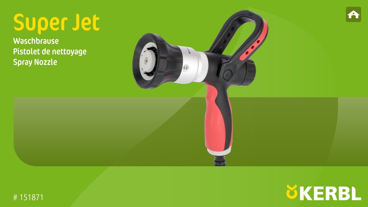 Pistola ad acqua superjet spruzzatrice sciacquatrice