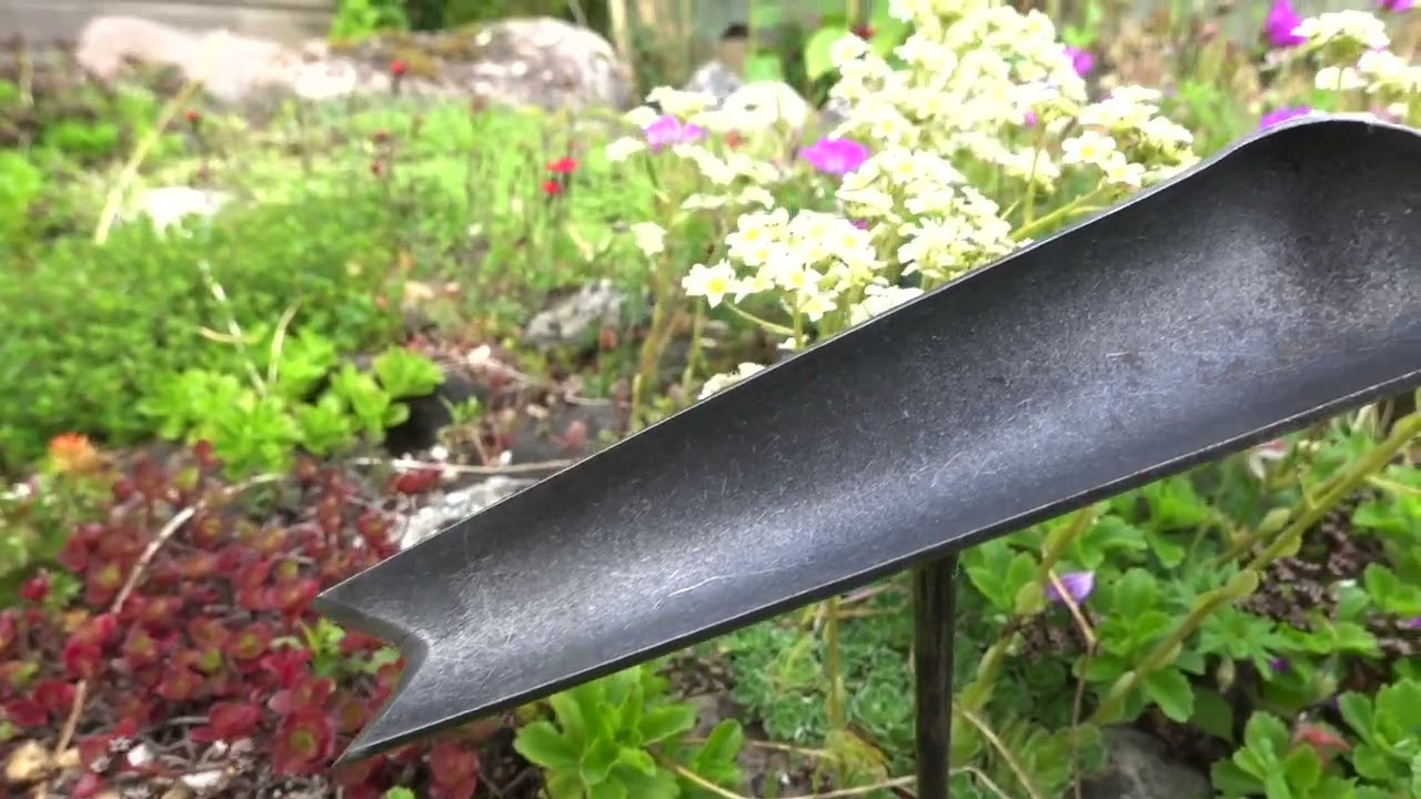 La paletta per erbacce bianca manico in frassino 140mm t