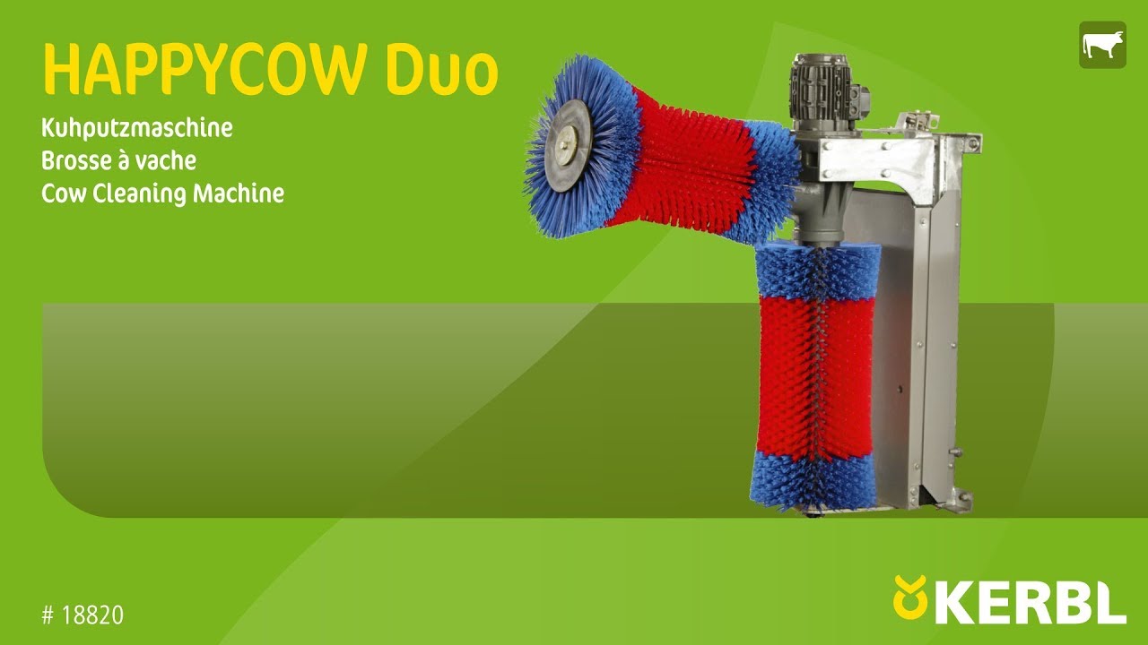 Coppia di spazzole per mucche Happycow