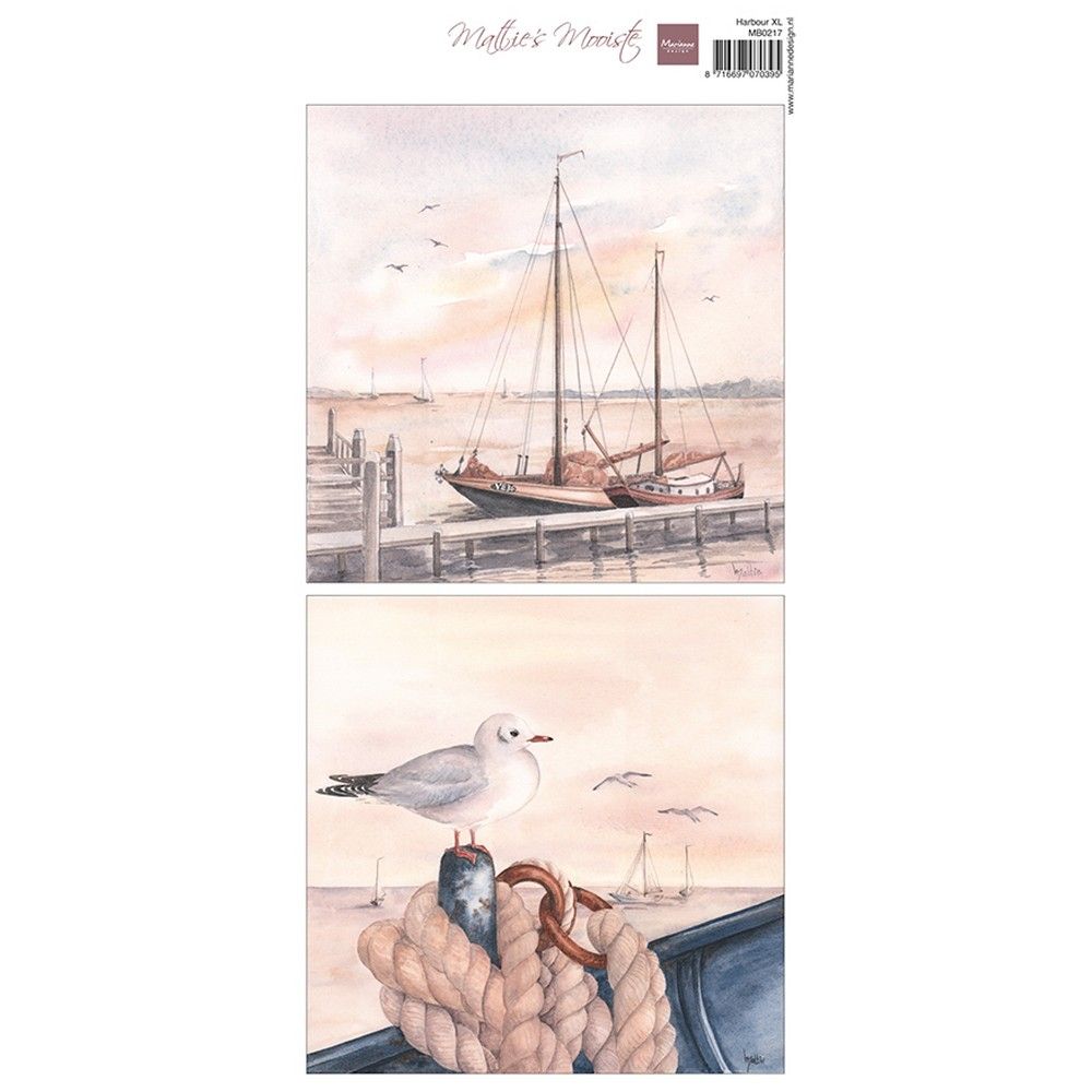 Diseño de Marianne • hoja recortable El puerto más hermoso de Mattie xl