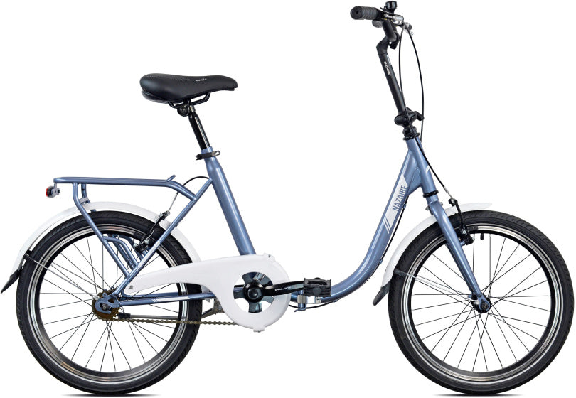 Bici pieghevole di legnano nazaire da 20 pollici da 20 pollici da 40 cm unisex v-free grigio blu grigio