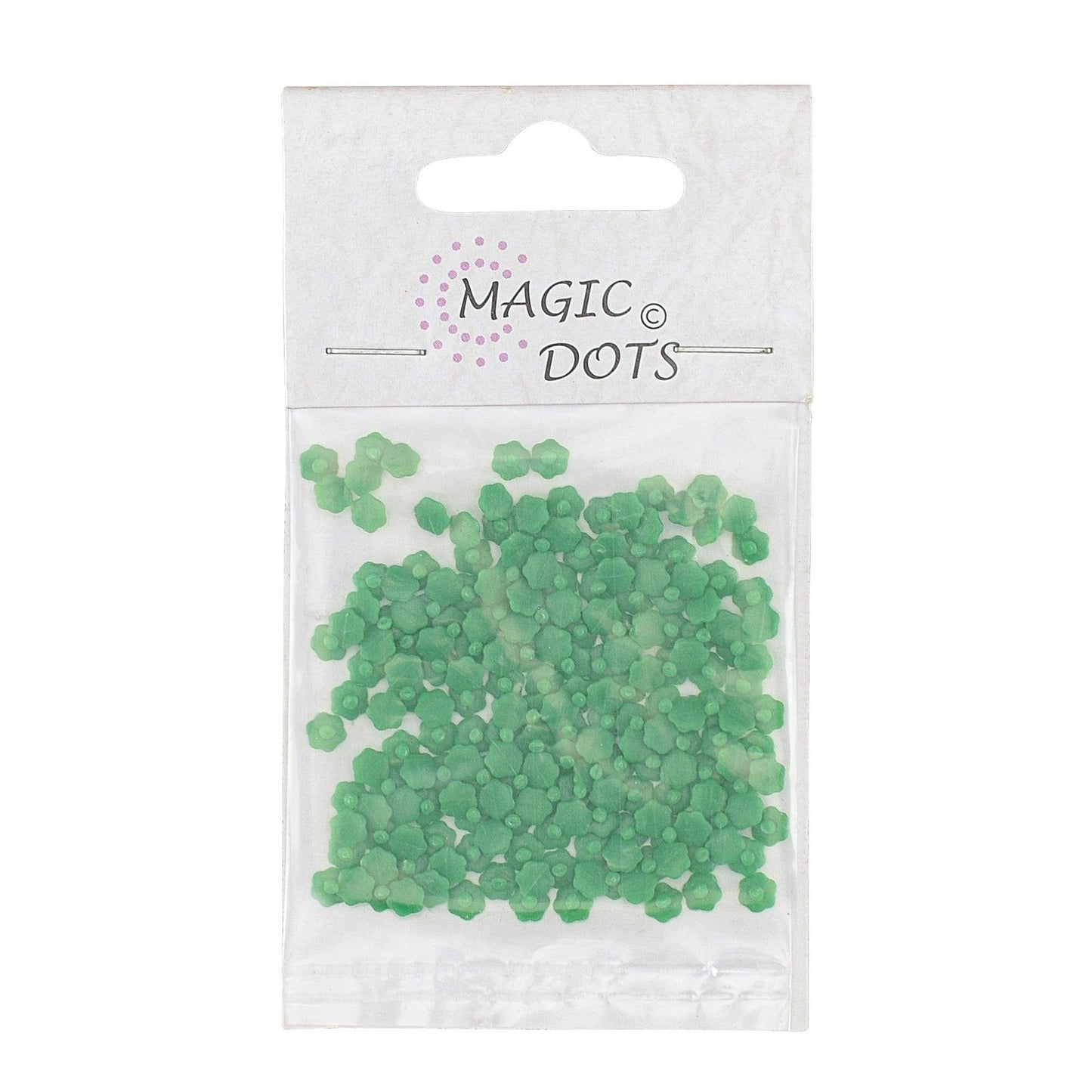 Punti magici • fiore verde