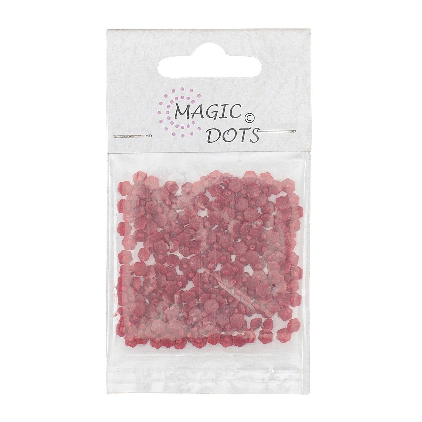 Punti magici • puntini fiore rosso Natale