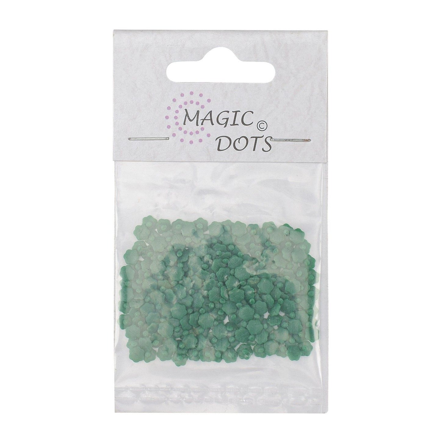 Punti magici • puntini fiore verde natale