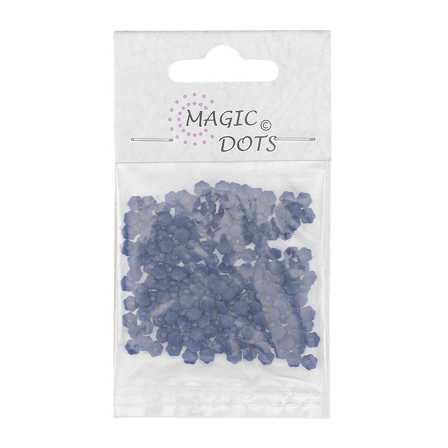 Punti magici • fiore blu di Natale