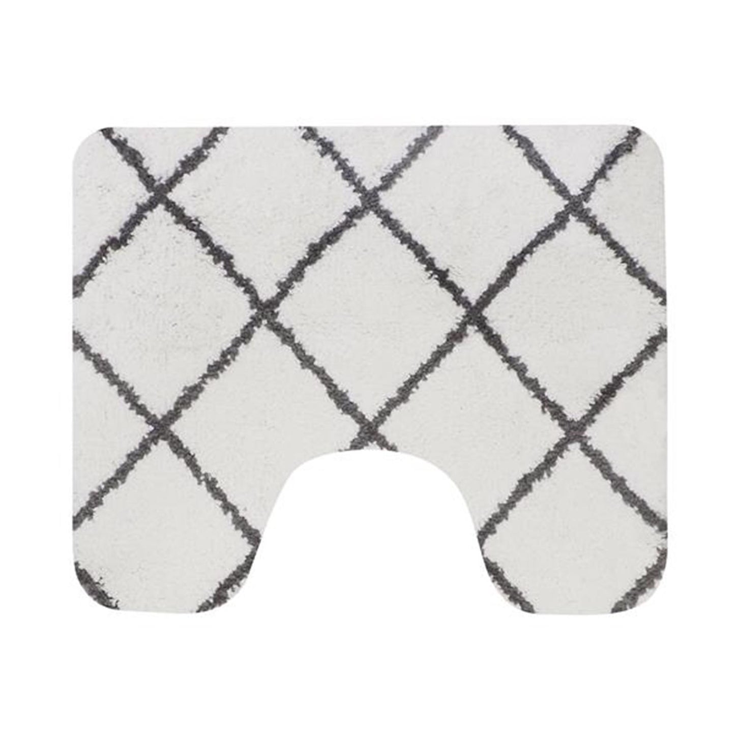 Tappetino WC Menton della casa olandese 60x50 cm bianco