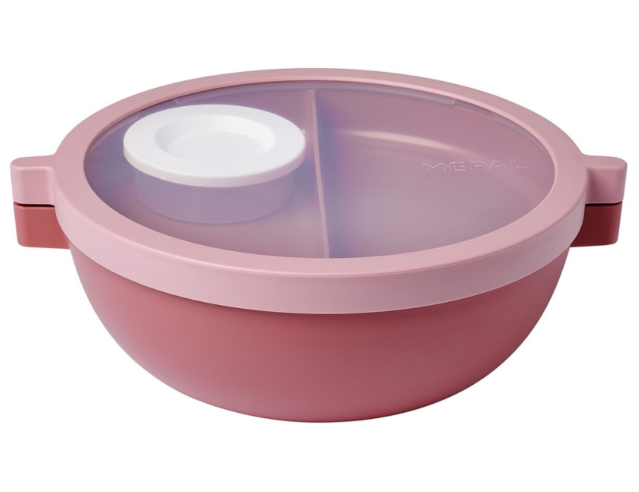 Tazón de almuerzo bento Mepal - malva intenso - 4 compartimentos - 1,5 l
