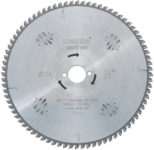 Accessori Metabo lama per sega circolare multitaglio | ah ct | ø305mm | 96t fztr-628091000