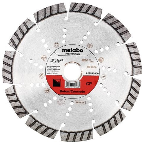 Accessori Metabo mola diamantata | ø180x22,23mm | cp | professionista del calcestruzzo - 628573000