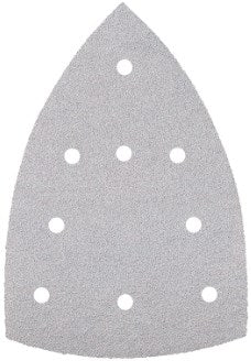 Accessori Metabo fogli abrasivi adesivi 100 x 150 mm, pag. 40, 9 fori, con fissaggio a strappo (sma) - 635212000