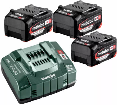 Pic Metabo Set Base 3x batterie da 18 Volt 5,2 Ah | k+mix - 685048000