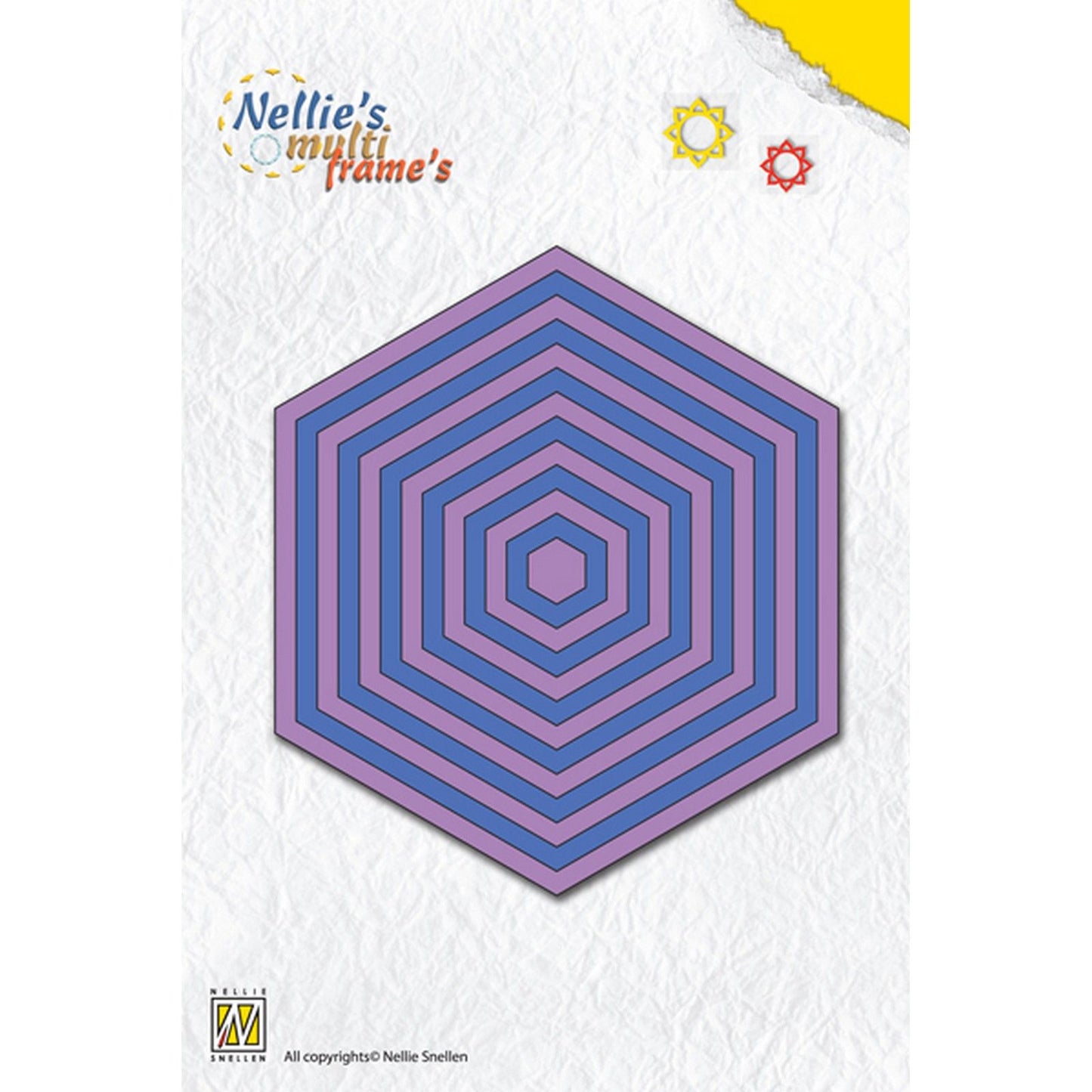 La elección de Nellie • Matrices multimarco hexagonales 13 piezas.