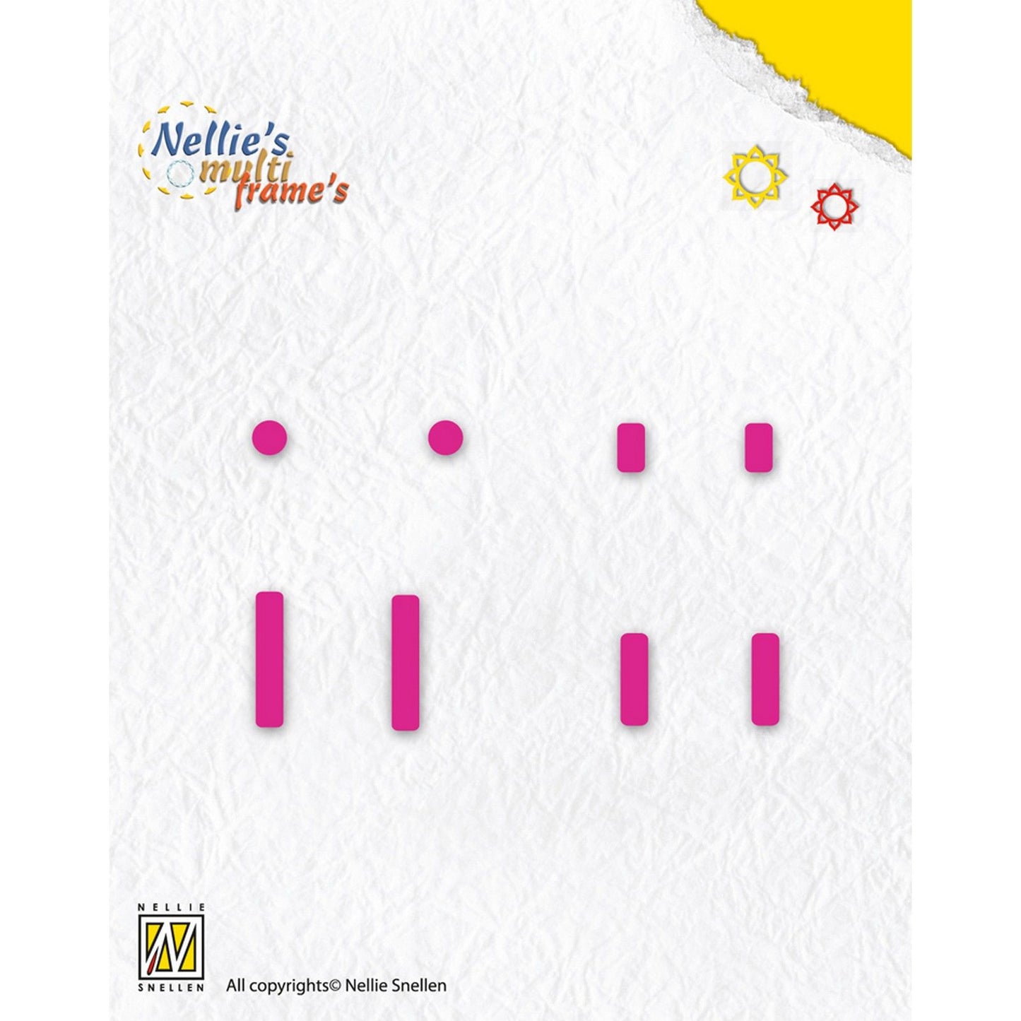 La scelta di Nellie • set di cordoncini per fustelle multi-telaio per etichette 8 pz.