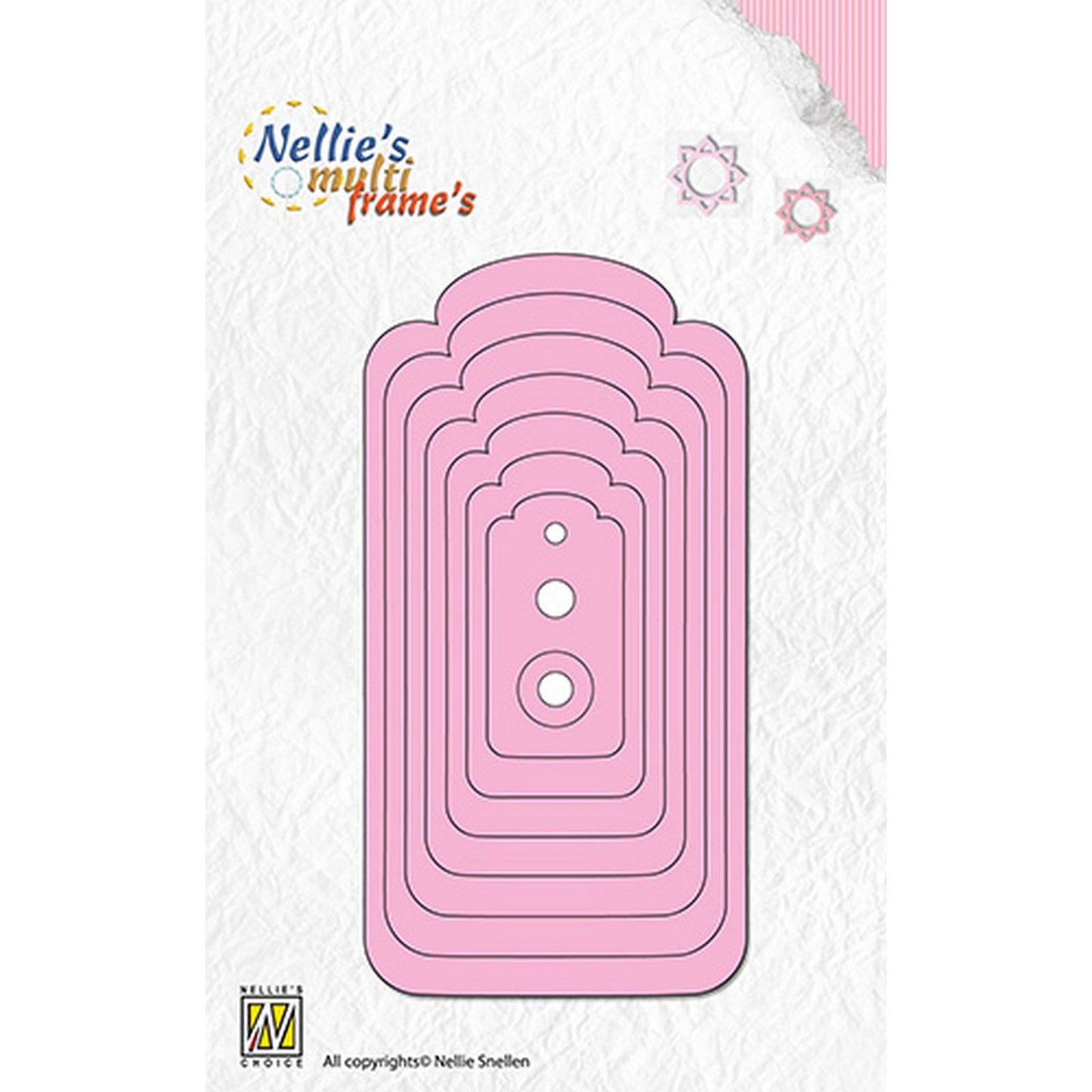 La scelta di Nellie • fustelle multi cornice etichette arrotondate 11pz.