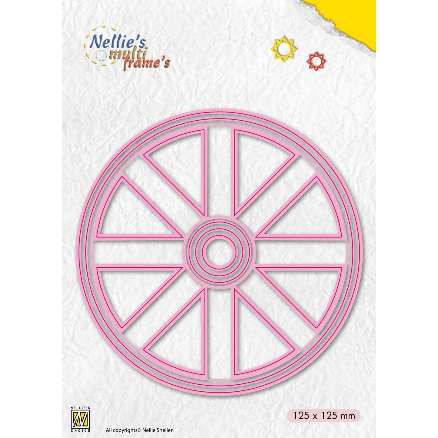 La scelta di Nellie • monconi multi-telaio ruota caleidoscopio 6 pz.