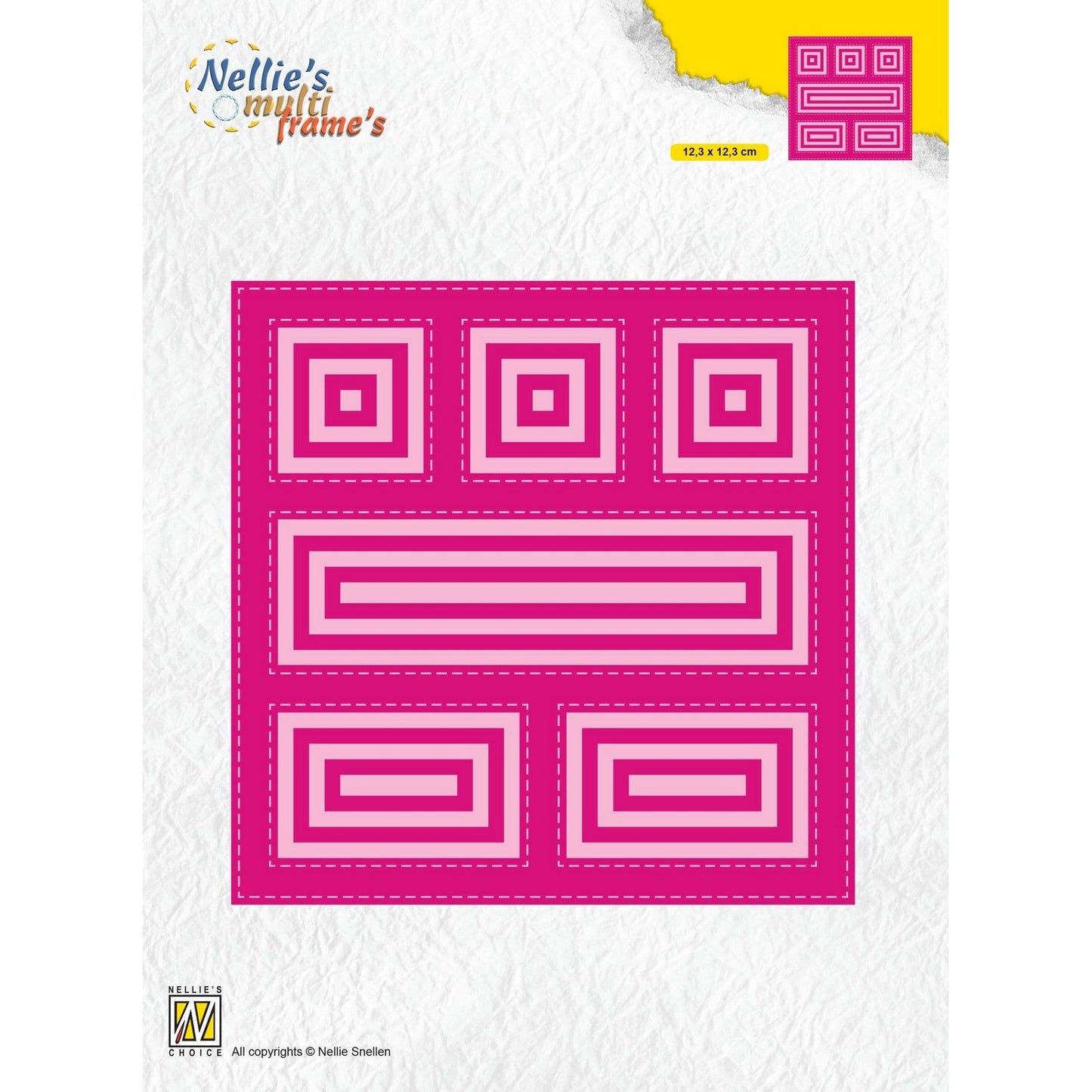 La scelta di Nellie • fustelle multiframe quadrate 31pz.