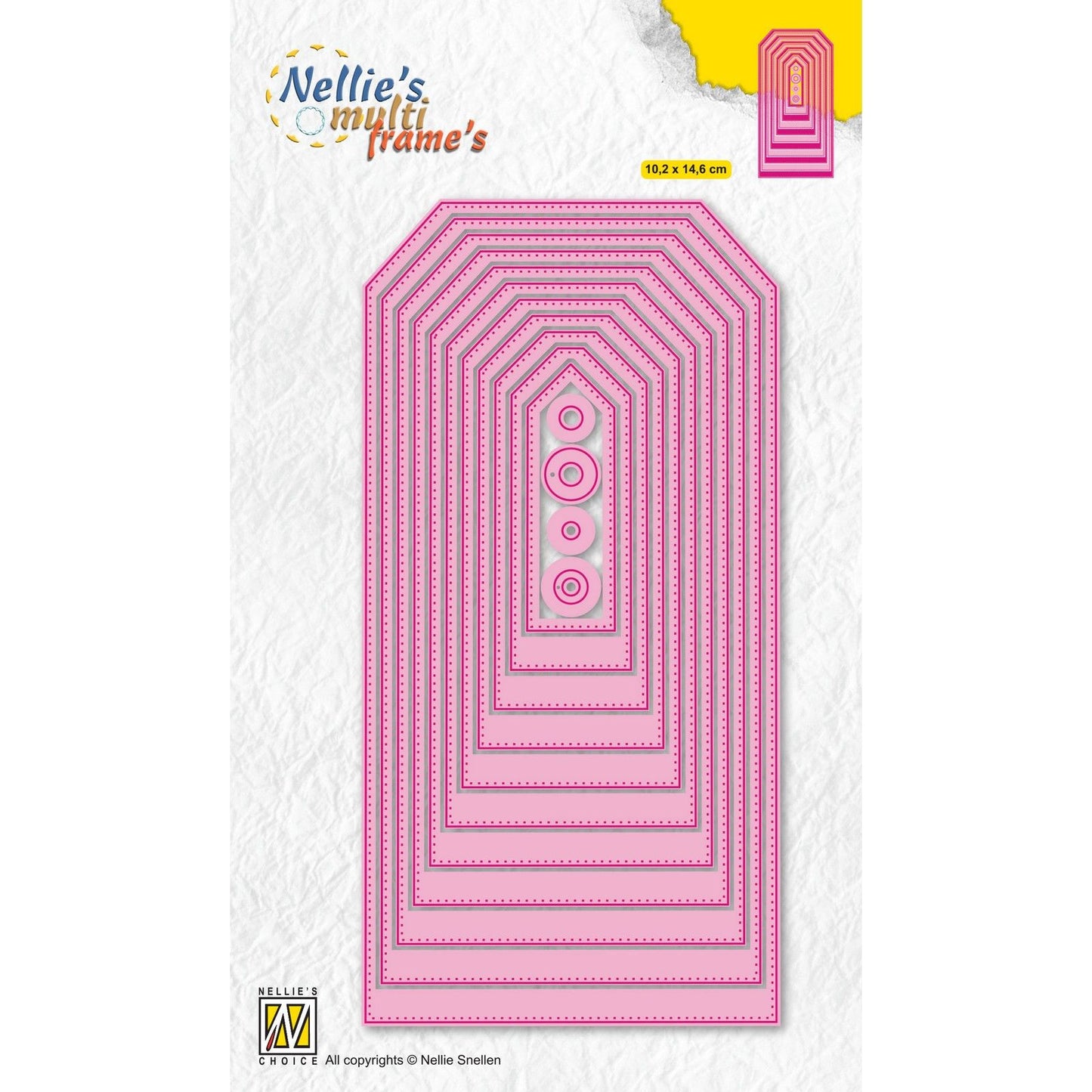 La scelta di Nellie • fustelle multitelaio etichette cucite 15pz.