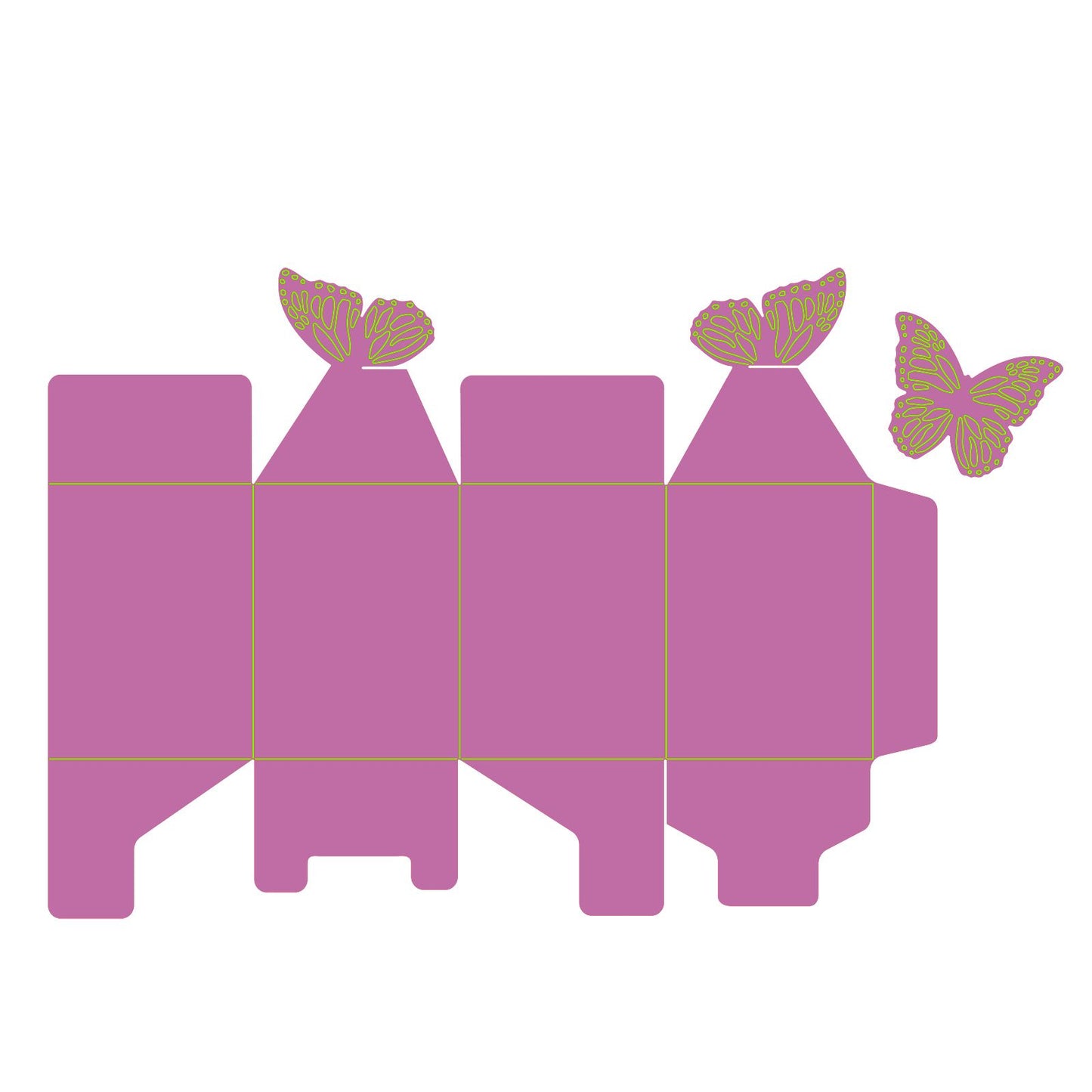 La scelta di Nellie • fustelle multi frame butterfly box 2 pz.