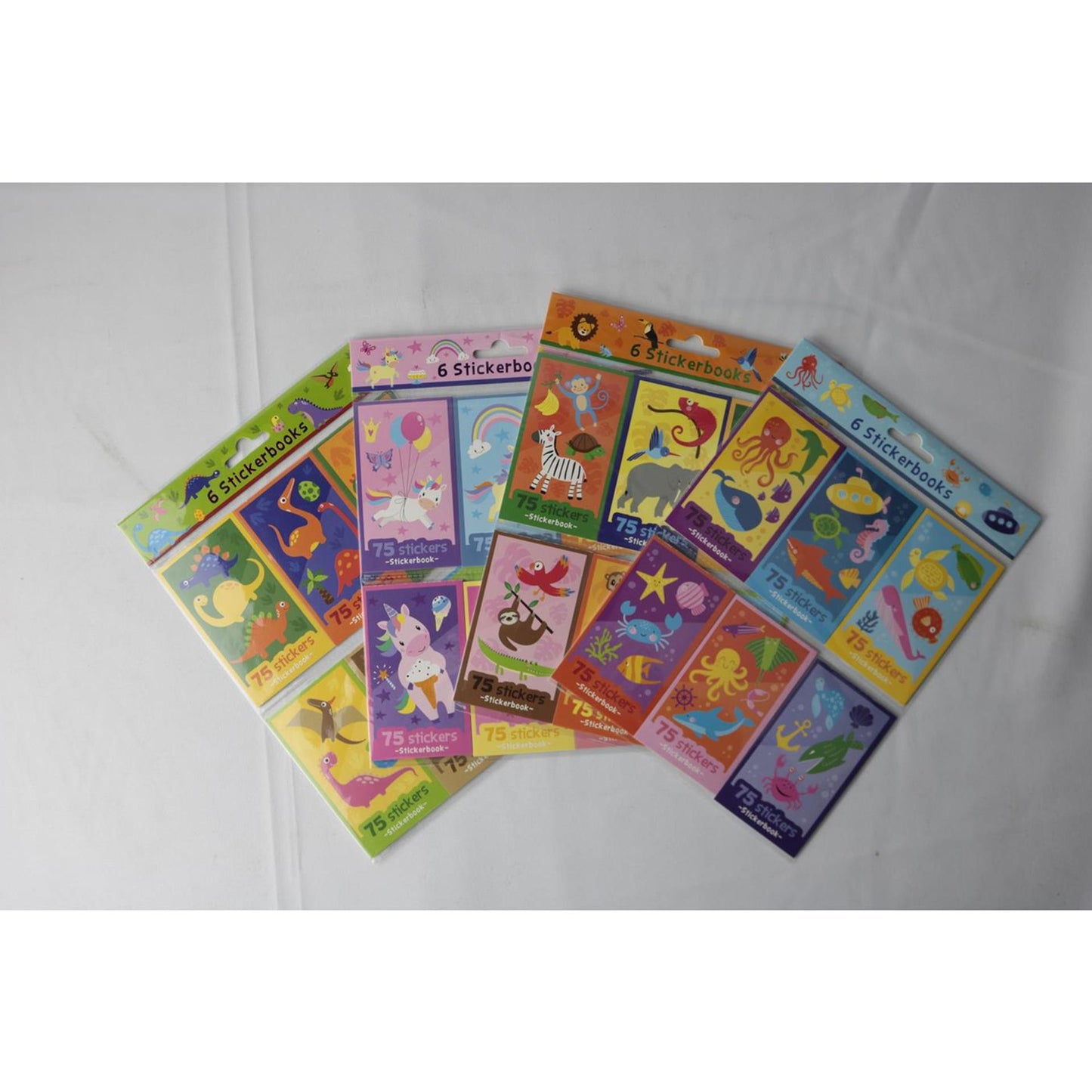 Folletos de distribución de pegatinas Submarino World, 6st.