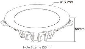 Foco empotrable led mi-light rgb-cct 18w led0244