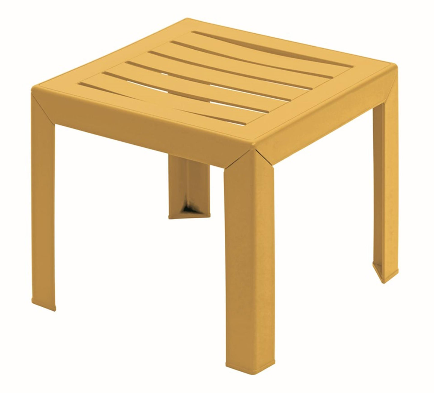 Tavolo da giardino laterale Grosfillex Miami 40x40 cm giallo