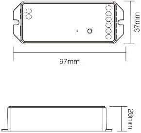 Controller Miboxer 3in1 per strisce LED 2.4G - led0209