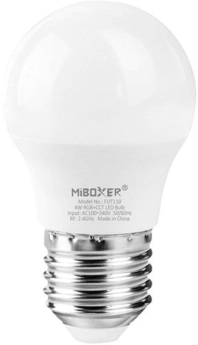 Miboxer rgb-cct led e27 bala 4w rf 2.4g - led0216