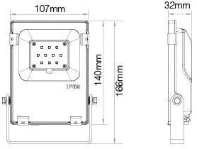 Foco led miboxer rgb-cct ip65 10w - led0247