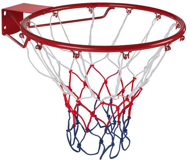 Midwest Basketball Ring + Net 45 cm Rojo
