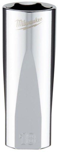Accessori Milwaukee 3 8 bussole a cricchetto, metrico lungo -18mm - 4932478362