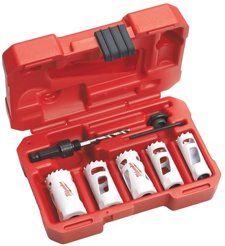 Accesorios Milwaukee Juego de sierras perforadoras bimetálicas topadoras perforadoras de 7 piezas - 49224083
