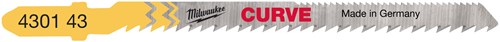 Accessori Milwaukee lama per seghetto alternativo | per curve 75 x 2,5 mm | 5 pezzi - 4932430143