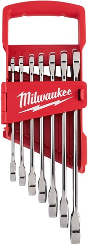 Milwaukee accessoires max bite 7pc imperial ratel - steeksleutel set - 4932464995