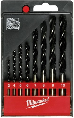 Accessori Milwaukee set di punte per legno in cassetta di plastica (8 pezzi) - 4932352466