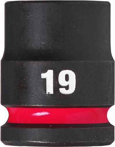 Milwaukee accessoires shockwave krachtdop 1 2 kort 19 mm | 1 stuk - 4932480313
