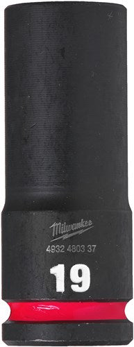 Accessori Milwaukee presa impatto shockwave 1 2 lunga 19 mm | 1 pezzo - 4932480337