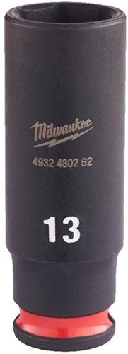 Accesorios Milwaukee vaso de impacto shockwave 1 4 de profundidad 13 mm | 1 pieza - 4932480262