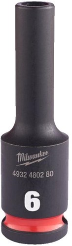 Accessori Milwaukee presa impatto shockwave 3 8 profondità 6 mm | 1 pezzo - 4932480280