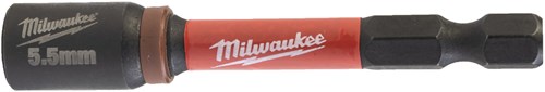 Milwaukee accessoires slagdop | magnetic shockwave™ hex13 x 150 mm - 4932492448