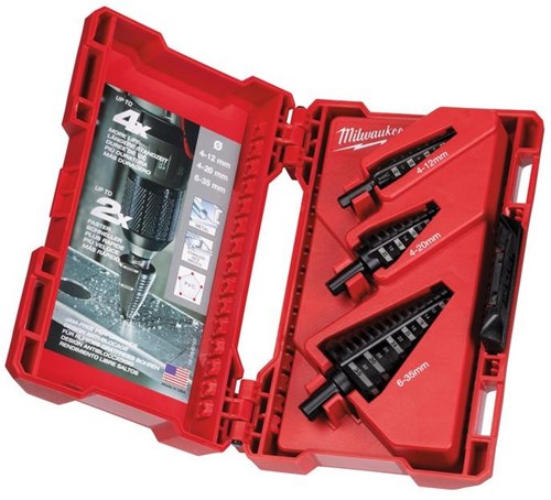 Set di punte a gradino accessori Milwaukee (3 pezzi) - 48899399