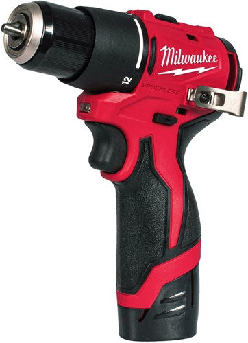 Trapano a percussione compatto a batteria senza spazzole Milwaukee m12 blpdrc-202c - 4933500422