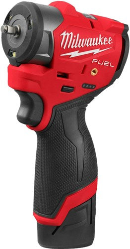 Milwaukee m12 fsciwf14-252x m12 carburante subcompatto 1 4 avvitatore a batteria | con anello di frizione (2x batteria 2,5 Ah + caricabatterie) - 4933498974