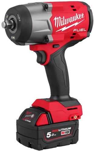 Milwaukee m18 fhiw2f12-502x Llave de impacto m18 fuel™ 1 2 alto ajuste, anillo de fricción de 1491 nm, 2 x 5,0 ah - 4933492783